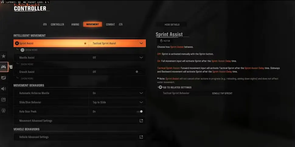 Неограниченный Tac Sprint в Black Ops 6 Warzone Неограниченный Tac Sprint в Black Ops 6 Warzone